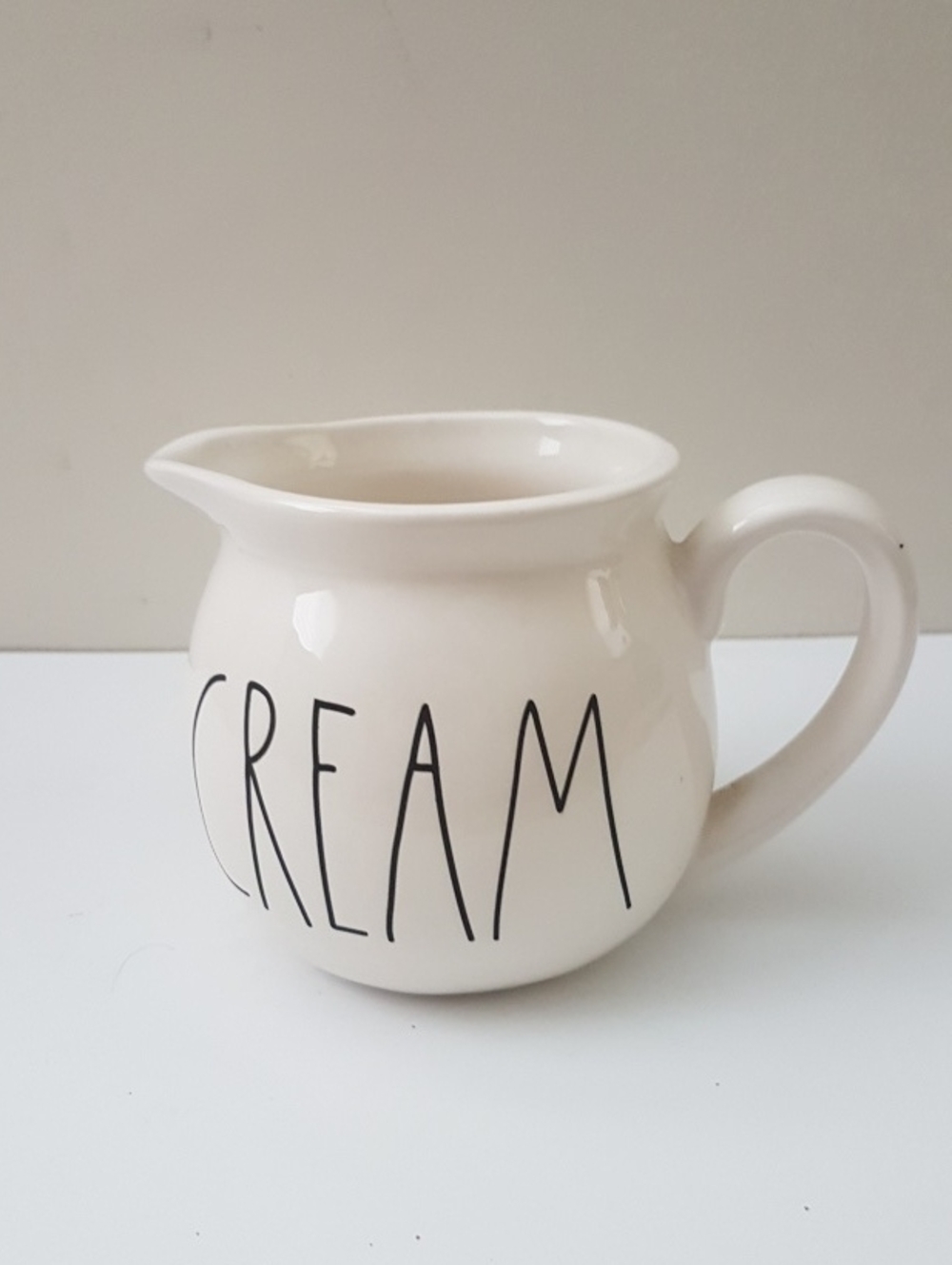 Rae Dunn Off-White Ceramic Creamer